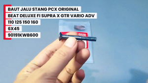 Baut Jalu Stang Pcx Original Beat Deluxe Fi Supra X Gtr Vario Adv 110 125 150 160 6x45 90191KWB600