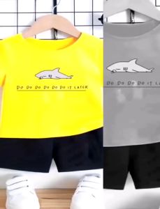 Boy Clothes Terno for Kids Boys Fashion Sando Shorts Set Summer Tshirt THE BABY DIARY (0-4Y)