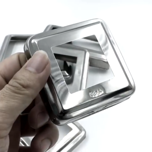 【304 Stainless Steel】Square Tube Cover Rectangular Foot Cover Tube Cover  Plate Protective End Cap