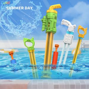 Bãi biển nước pháo nước bắn súng bể bơi ngoài trời TEMI dụng cụ phun nước bắn súng Soaker Đồ chơi dưới nước hồ bơi