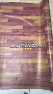 KARPET LANTAI PLASTIK VINYL METERAN & TAPLAK MEJA METERAN JELITA BERBAGAI MOTIF MURAH MERIAH LEBAR 120CM