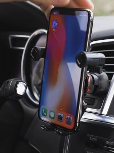 Baseus Car Phone Holder for Car Air Vent Mount Cell Phone Support Phone Holder Stand for iPhone Samsung Metal Gravity Phone Hold