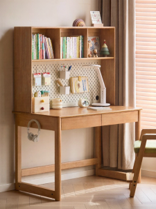 WEISHA | Storage Solid Wood Study Desk