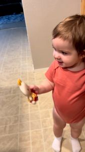 Xúc xắc gặm nướu kèm lục lạc hỗ trợ phát triển răng miệng cho bé sơ sinh Alilo Baby Rattle C1-1 - Hàng chính hãng