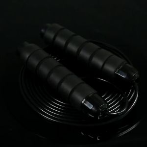 Adjustable Skipping Rope Tangle-Free with Ball Bearings Rapid Speed jumping Jump Rope Cable and Memory Foam Adult Workout With Counter Rapid Speed Jumping Cable