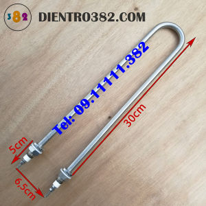 Điện trở chữ U may so chữ U đun nước cho nồi phở dài 30cm