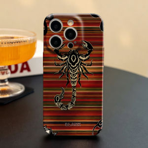 BILIBILI | Retro Scorpion For iPhone 17 16 15 14 13 Pro Max Air 17e Hard tpu Bumper Cover Coque Case Blank