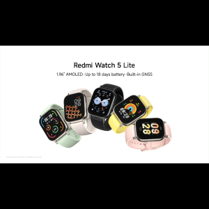 REDMI watch 5 Lite | หน้าจอใหญ่ AMOLED 1.96 นิ้ว | GNSS 5 ระบบ | ไมค์คู่พร้อมตัดเสียงรบกวน รองรับการโทรผ่าน Bluetooth® | แบตเตอรี่ใช้ได้นานสุดถึง 18 วัน | การติดตามอัตราการเต้นของหัวใจ ออกซิเจนในเลือดและความเครียดตลอดทั้งวัน | กันน้ำระดับ 5ATM