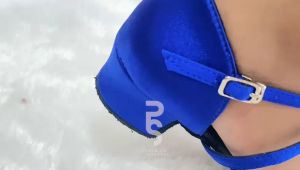 SHAKIRA HAK 3CM (1) - Sepatu Dansa Latin/ Line Dance Tali Heels 3CM