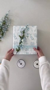 Complimentary 25PCS Elegant Floral Gift Wrapping Paper | Perfect for Christmas Birthdays & Anniversaries
