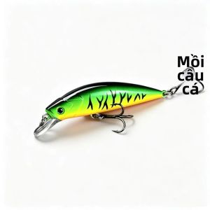 Mồi Câu Cá Giả Minnow 6g 56mm Loại Chìm Câu Cá Hồi Mồi Cứng Câu Xa Câu Suối Phụ Kiện Câu Cá.