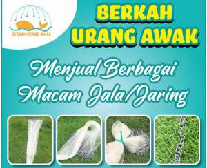 Bisa cod jala mini murah panjang 1 meter berat timah 12 kg cocok di sungai dan parit kecil.paket lengkap siap pakai.