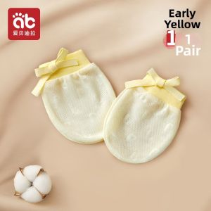 AIBEIDILA | Breathable Scratch Preventing Infants Gloves