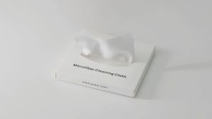 JSAUX Ultra-Fine Microfiber Cleaning Cloths 50 Per Pack 10 x 10cm Disposable Lint-Free Multi-Surface Wipes for Electronics & Cameras