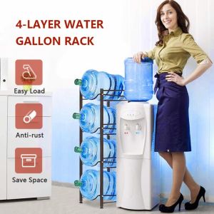 HYM Water Gallon Rack Mineral Water Dispenser Rack Stand Water Container Gallon Jug Organizer Rack Space Saver Organizer