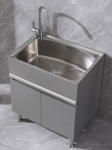 304 Stainless Steel Wash Wardrobe Balcony For Home Laundry Tub Wash Basin Honeycomb Aluminum Bathroom Cabinet Assemblage Zone Washboard