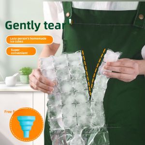 MONLEYTA | Summer Thickened Disposable Ice Bag Home Freezer Ice Cube Mold Refrigerator Freezing Tool One Time Use Ice Block Bag