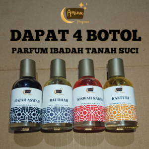 DAPAT 4  PARFUM IBADAH TANAH SUCI KATURI KISWAH RAUDAH HAJAR ASWAD