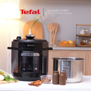 [Pre-Order][ETA: 16 Nov] Tefal Home Chef Smart Multicooker FOC SS Inner Pot 6L (CY601+XA622D) Smart Kitchen Faucet Chef Iq Smart Cooker - Lazada