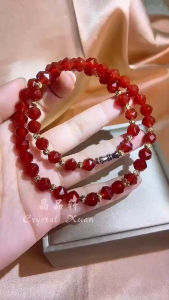 [ 现货 ] 7mm  红玛瑙项链 Red Agate 助健康 平安 辟邪