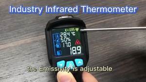 other | Infrared Temperature -50 to 800 DegreeThermometer Laser Non-contact Digital  Meter Pyrometer Hygrometer IR Thermometer Mestek