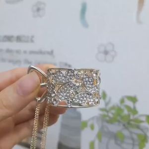 Kẹp tóc đuôi ngựa hồ điệp đính đá tua ngọc kẹp tròn kim loại cánh tiên rua rua chuỗi ngọc