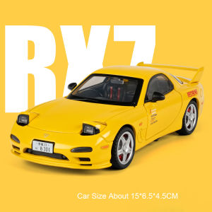 MAKEDA | Scale 1:32 RX7-FD Miniature Sportscar Alloy Diecast Toys Model with Light Music Pull Back Cars Collecting Gifts From Enthusiasts