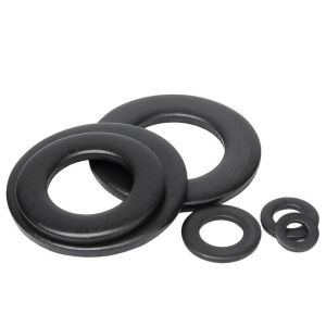 GUWANJI | 304 Stainless Steel Black Round Thickened Washer