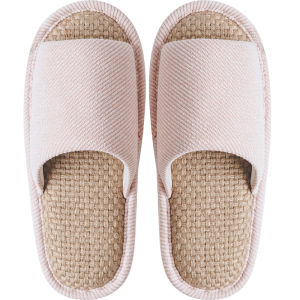 Dép Đi Trong Nhà Bằng Vải Lanh Thoáng Khí Chống Trượt Đế Dày Cho Cặp Đôi Mùa Hè Dép Đi Trong Nhà Phong Cách Nhật Bản Cho Nam Và Nữ