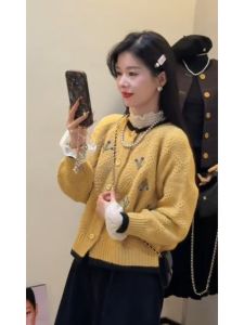 YUFUQING | Fashionable and Stylish Loose Knit Cardigan for Women