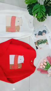 Áo sweater - áo nỉ thu đông NOEN MERRY CHRISTMAS chất nỉ bông loại 1 có đủ size từ 6-90kg