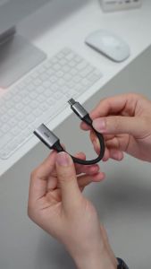 Hagibis USB C to USB Cable Type C Male to USB Female OTG Adapter Cable 10Gbps for iPhone 17/16/15 Pro iPad USB Flash Drive Mouse