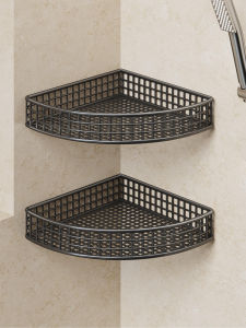 WUBUWEI | No-drilling Triangle Storage Shelf