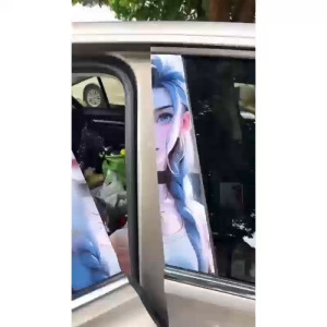 HD Car Center Column Decorative Sticker Window B Column Protective Film Personalized Custom Modification Painted 194