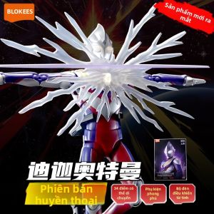 BLOKEES | Mô Hình Lắp Ráp Khớp Nối Ultraman Tiga Geed Royal Belial Phiên Bản Huyền Thoại