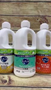 Nước rửa chén Nhật Bản Kao Kyukyutto 1250ml | Can eco giảm nhựa nhiều mùi hương