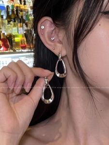 PINK EMPRESS | Fashion Metal Cutout Drop Earrings
