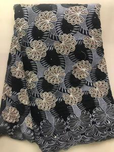 Vải Ren Cotton Châu Phi Chất Lượng Cao Ren Voan Thụy Sĩ Dành Cho Váy Cưới Nữ Thiết Kế Đá Nigeria 2025