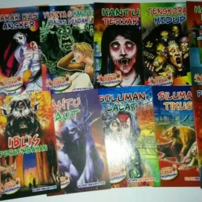 10 buku komik horor misteri seram