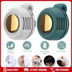 Hanging Clip Type Small Fans Usb Portable Mini Small Electric Fan Light Sound Portable Desktop Handheld Fan Outdoor Cooling Mini Clip Fan Portable Neck Waist Fan Electric Air Cooling Fan 900mah USB Bladeless Fan Portable Air Cooler for Outdoor Home