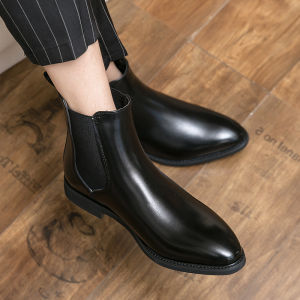 NUDANLAI | Winter High-top Fleece-lined Warm Chelsea Boots