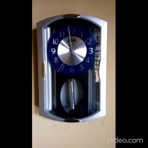 Jam Dinding Melody Bandul Modern Design Free Baterai Best Seller 1310