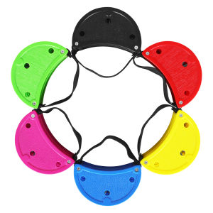 IRIN | J210 Orff Foot Bell Set Clear Crisp Percussion Sound Foot Tambourine for Early Musical Rhythm Training Children Music Games