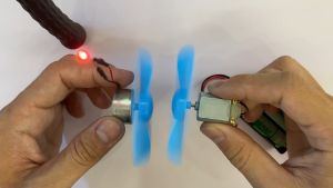 Motor 300 phát điện siêu khoẻ 3V - thí nghiệm hoc tập STEAM