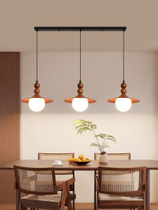 DGY | Three-Head Dining Chandelier Japandi Vintage Style