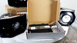 BỘ CÒI HÚ 400w: AMPLY AS920 + LOA (9 Chế Độ Âm Thanh) dùng cho xe cứu hộ cứu thương xe công trình. cứu hỏa.