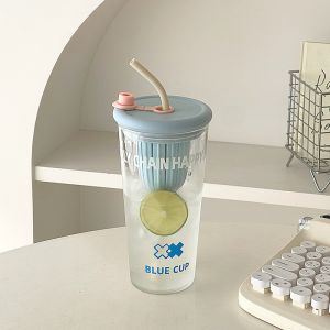 Aesthetic Heat-Resistant Straw Cup for Summer