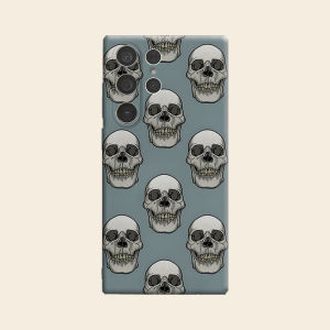 BILIBILI | Vintage Skull Luxury Fashion Full Lens Protective Case for Samsung Galaxy S26 S25 S24 A56 A36 Plus Ultra