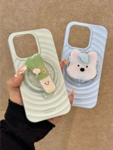 Chú Chó Hoạt Hình Đáng Yêu Hành Tây Lớn Giá Đỡ Từ Tính Cho Iphone Thích Hợp Cho Apple 15 Pro Max 14 Pro 13 12 11 10 9 8 7 Trở Lên Vỏ Chống Trượt Bảo Vệ Mùa Thu