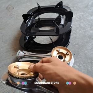 PAKET HEMAT TERLARIS TATAKAN KOMPOR RINNAI KAKI 6 TUNGKU BURNER DAN RINNAI TYPE C / CE / E